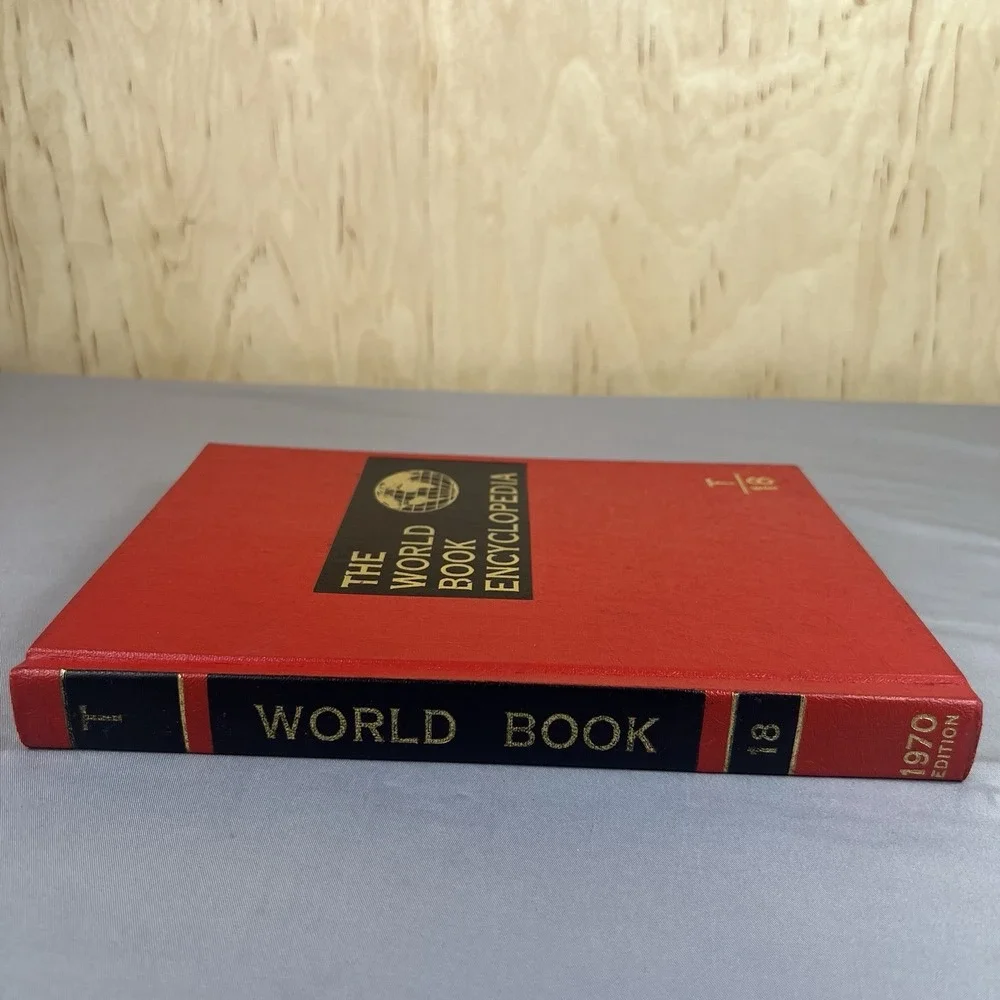 1970 The World Book Encyclopedia Volume T-18 Hardcover Vintage Book